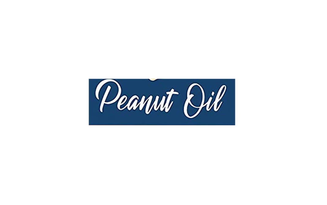 Woodfress Wooden Cold Pressed Peanut Oil   Tin  1 litre